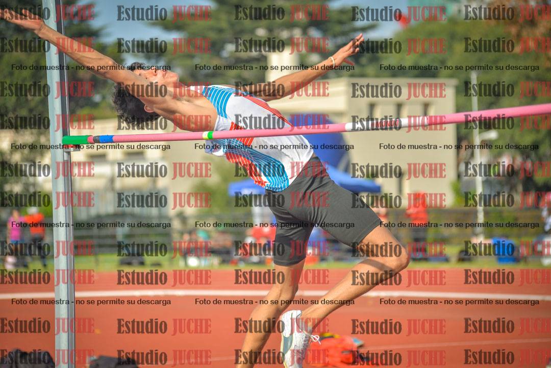 Fotos del salto en alto de varones