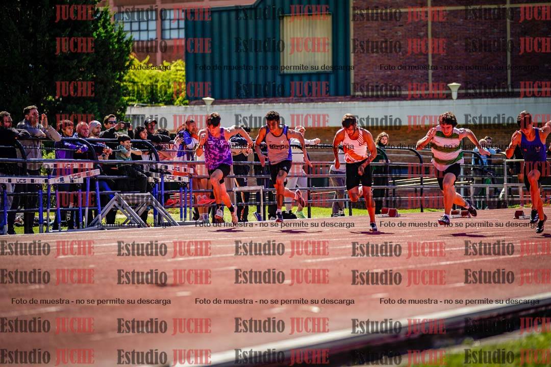 Fotos de los 100 m de varones