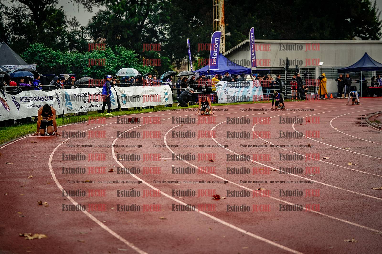 Fotos de los 400 m de varones