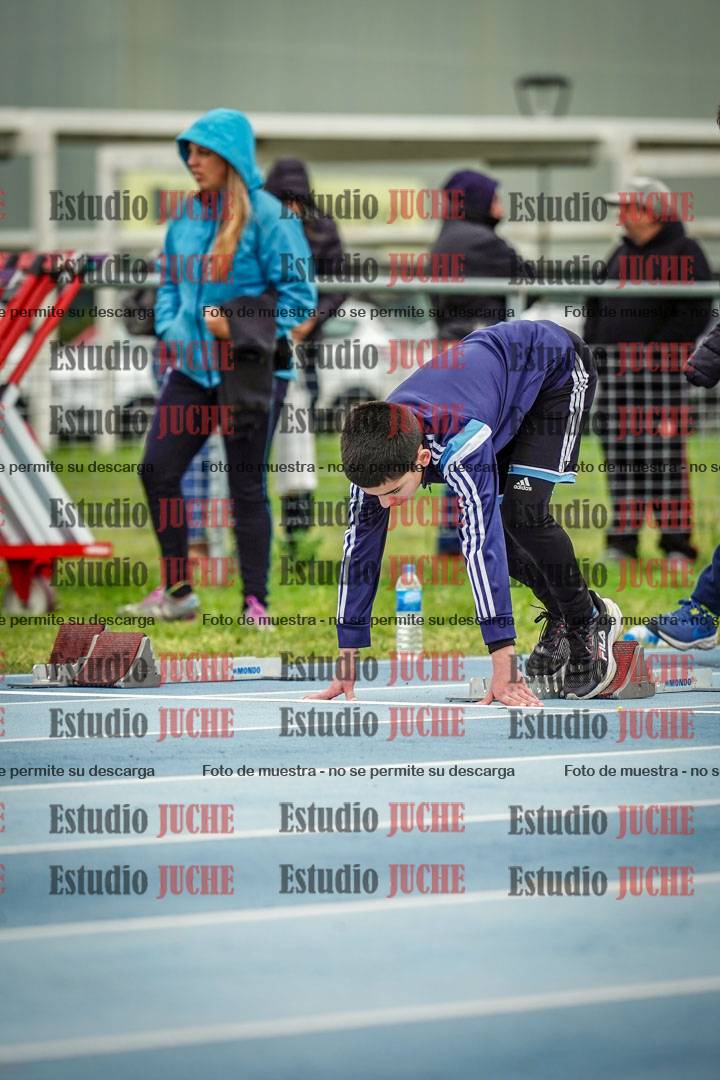 Fotos de los 50 m llanos de varones - U12