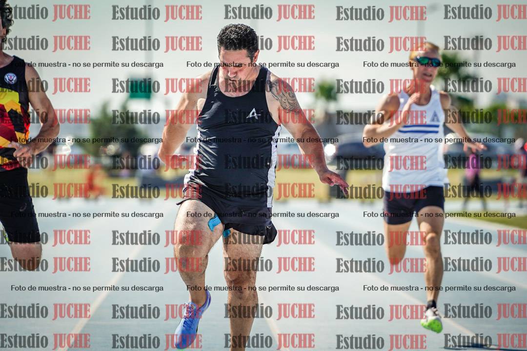 Fotos de los 100 m llanos de varones