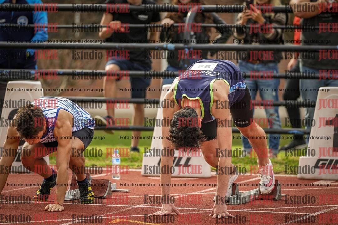 Fotos de los 110 m con vallas de varones - FINAL