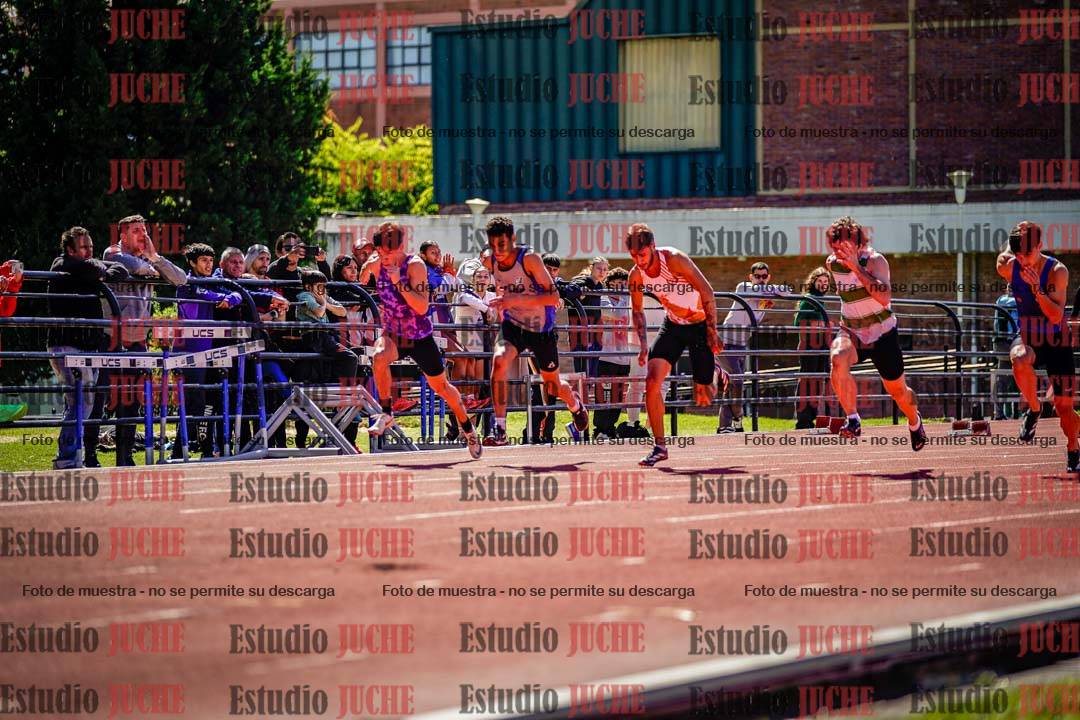 Fotos de los 100 m de varones