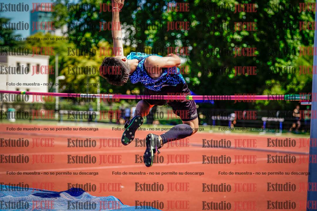 Fotos del salto en alto de varones