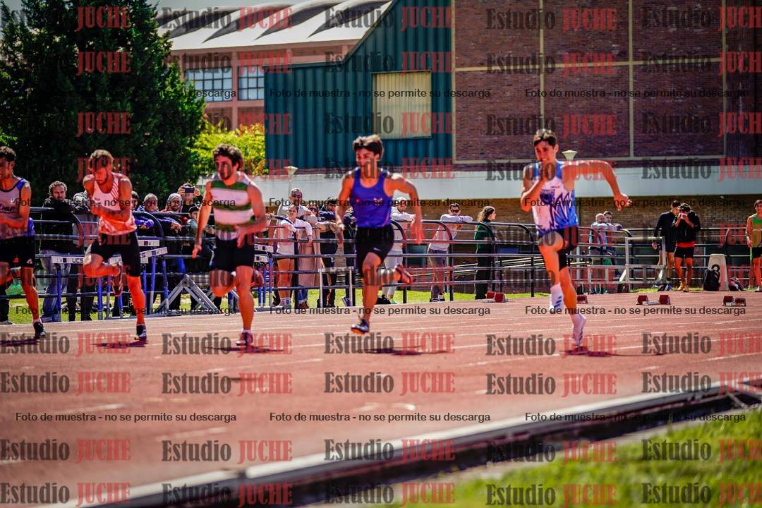 Fotos de los 100 m de varones