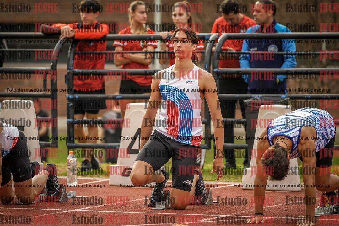 Fotos de los 110 m con vallas de varones - FINAL