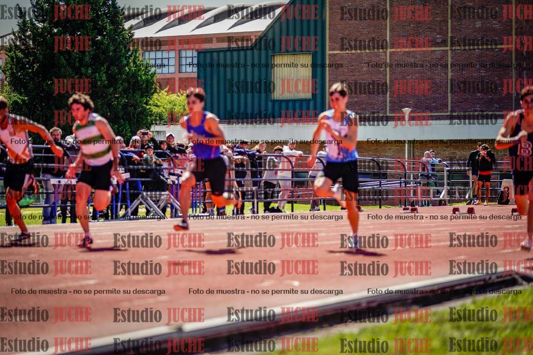 Fotos de los 100 m de varones