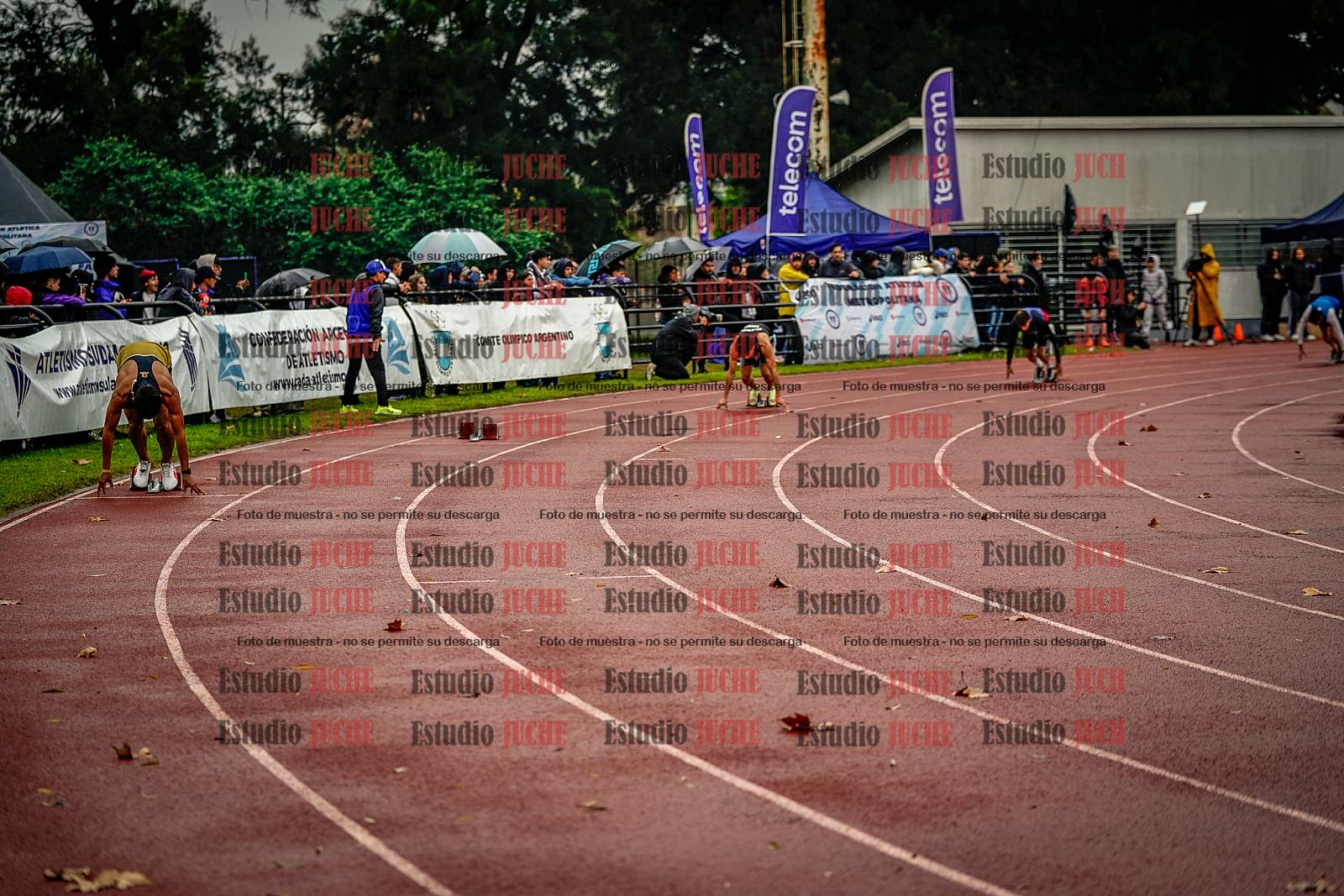 Fotos de los 400 m de varones