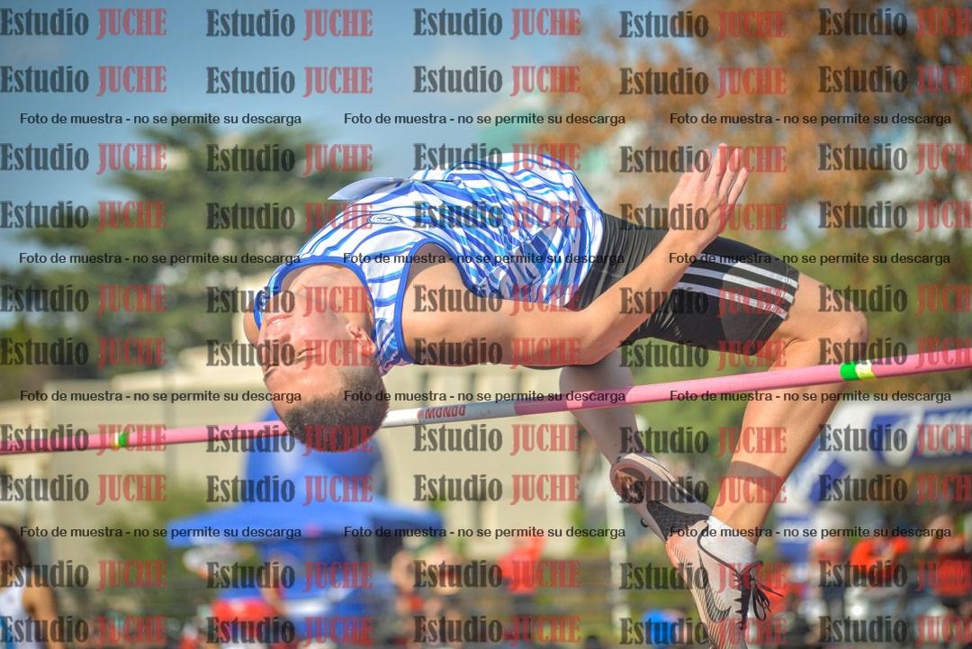 Fotos del salto en alto de varones