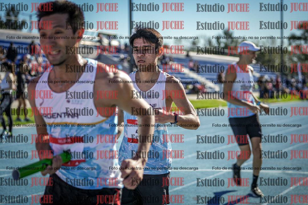 Fotos durante los relevos