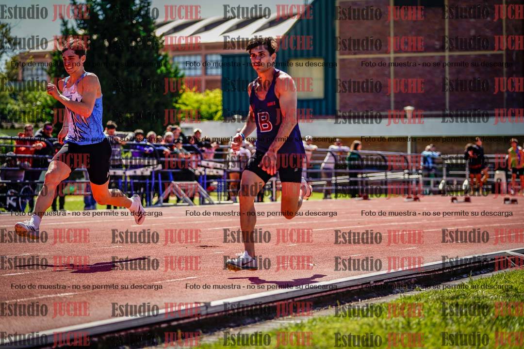 Fotos de los 100 m de varones