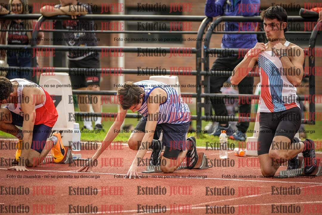 Fotos de los 110 m con vallas de varones - FINAL