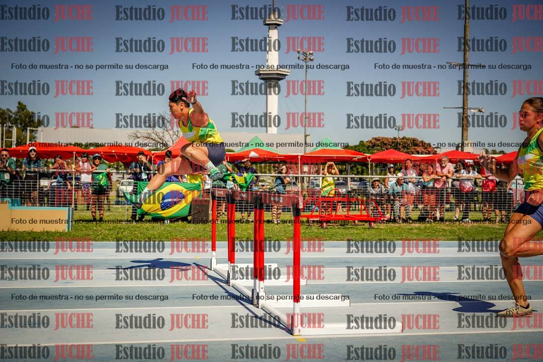 Fotos de los 100mts con vallas de mujeres - heptatlón 1