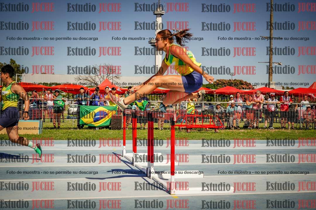 Fotos de los 100mts con vallas de mujeres - heptatlón 1