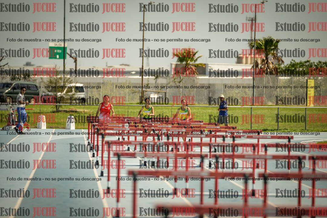 Fotos de los 100mts con vallas de mujeres  LIBRE - FINAL