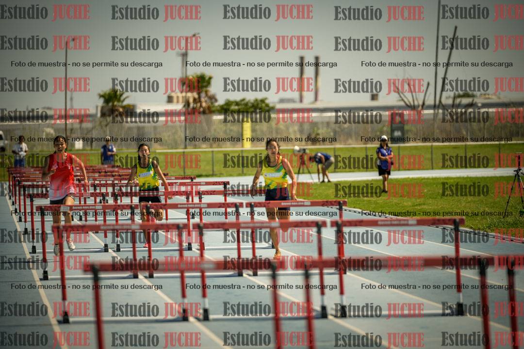 Fotos de los 100mts con vallas de mujeres  LIBRE - FINAL