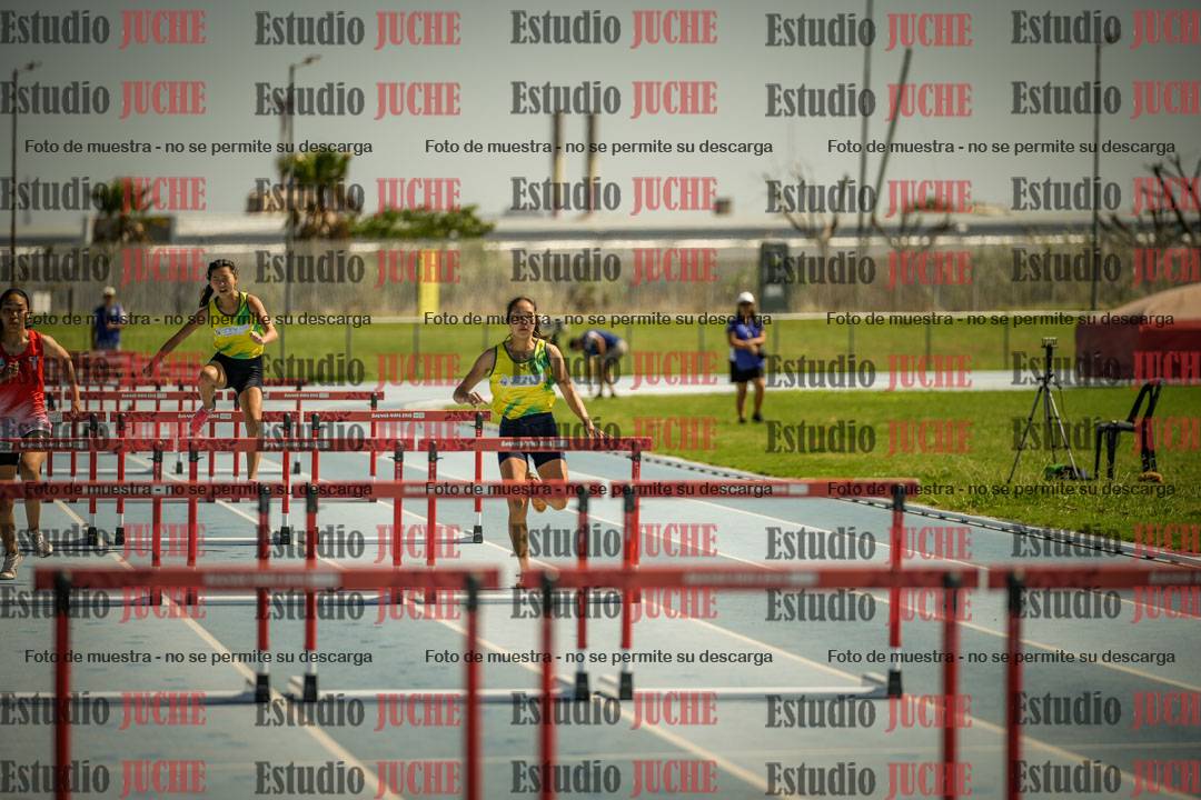 Fotos de los 100mts con vallas de mujeres  LIBRE - FINAL