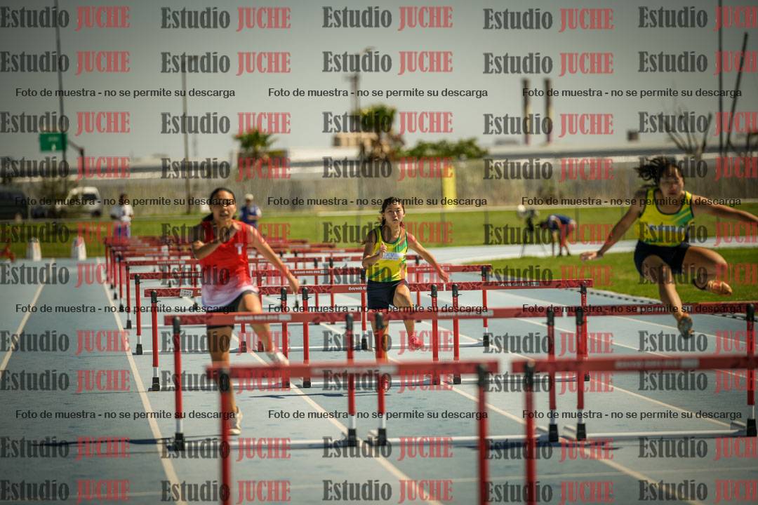 Fotos de los 100mts con vallas de mujeres  LIBRE - FINAL