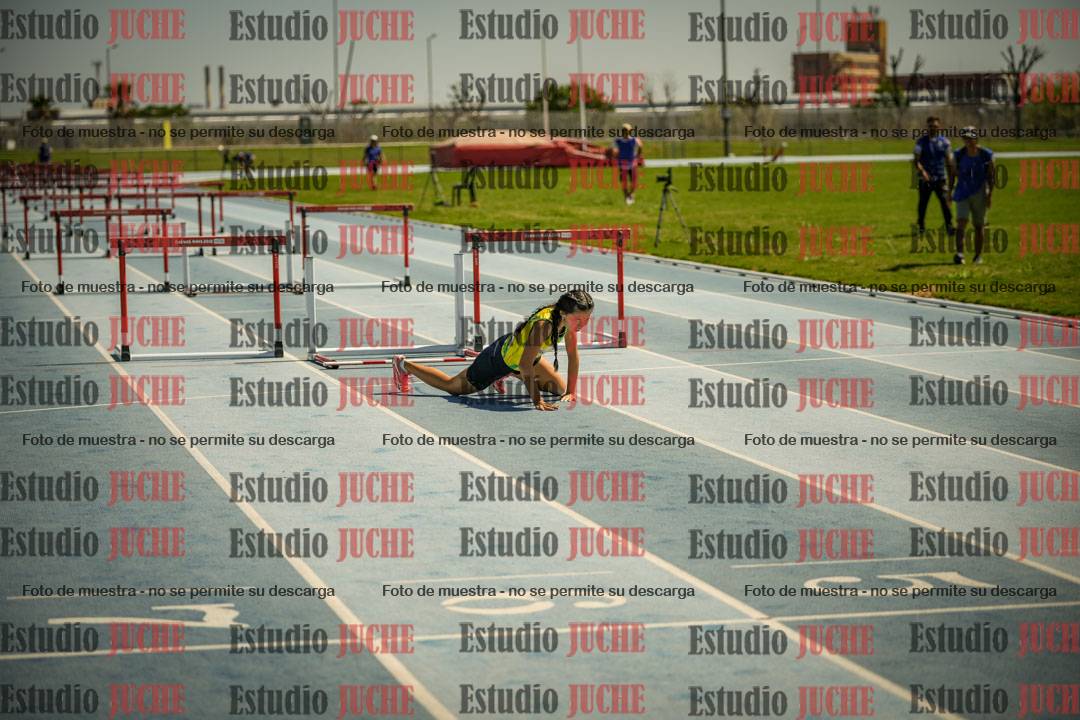 Fotos de los 100mts con vallas de mujeres  LIBRE - FINAL