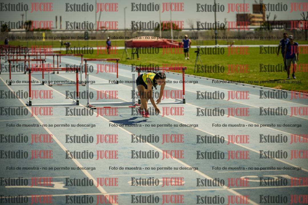 Fotos de los 100mts con vallas de mujeres  LIBRE - FINAL