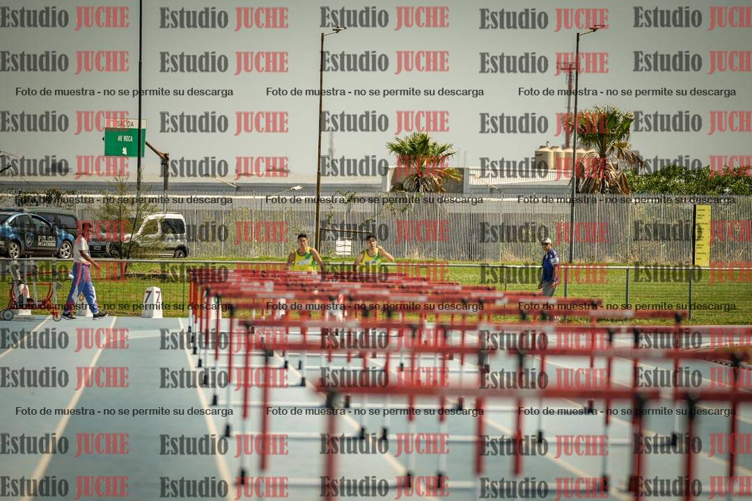 Fotos de los 110mts con vallas de varones LIBRE - FINAL