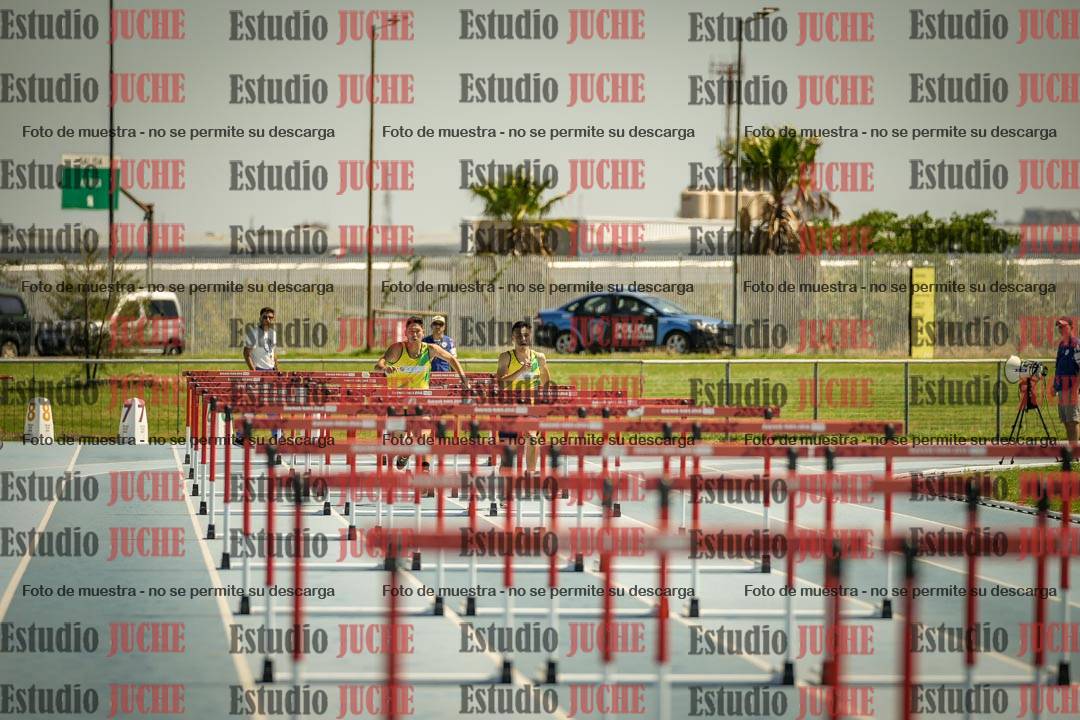 Fotos de los 110mts con vallas de varones LIBRE - FINAL