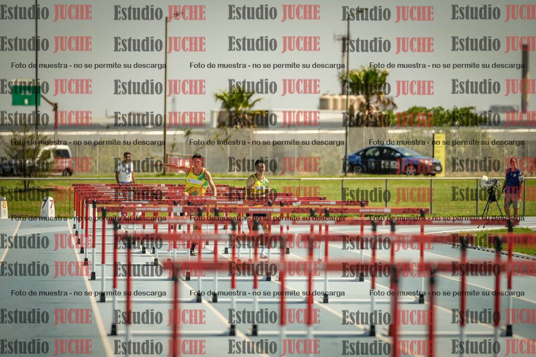 Fotos de los 110mts con vallas de varones LIBRE - FINAL
