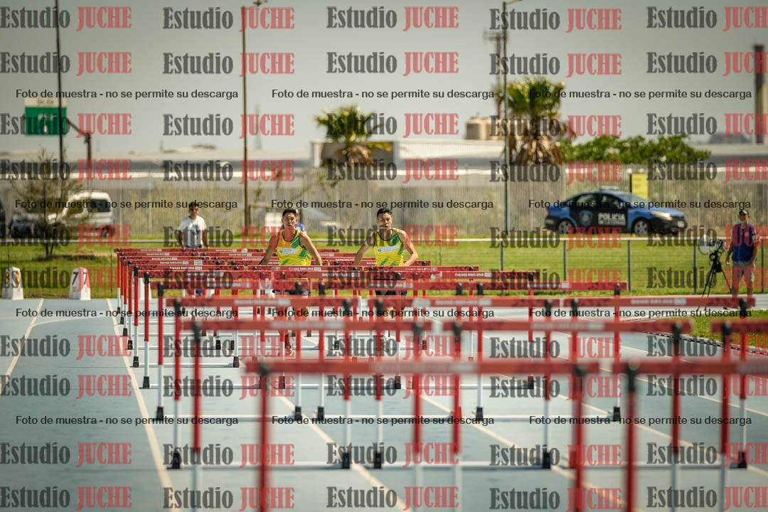 Fotos de los 110mts con vallas de varones LIBRE - FINAL