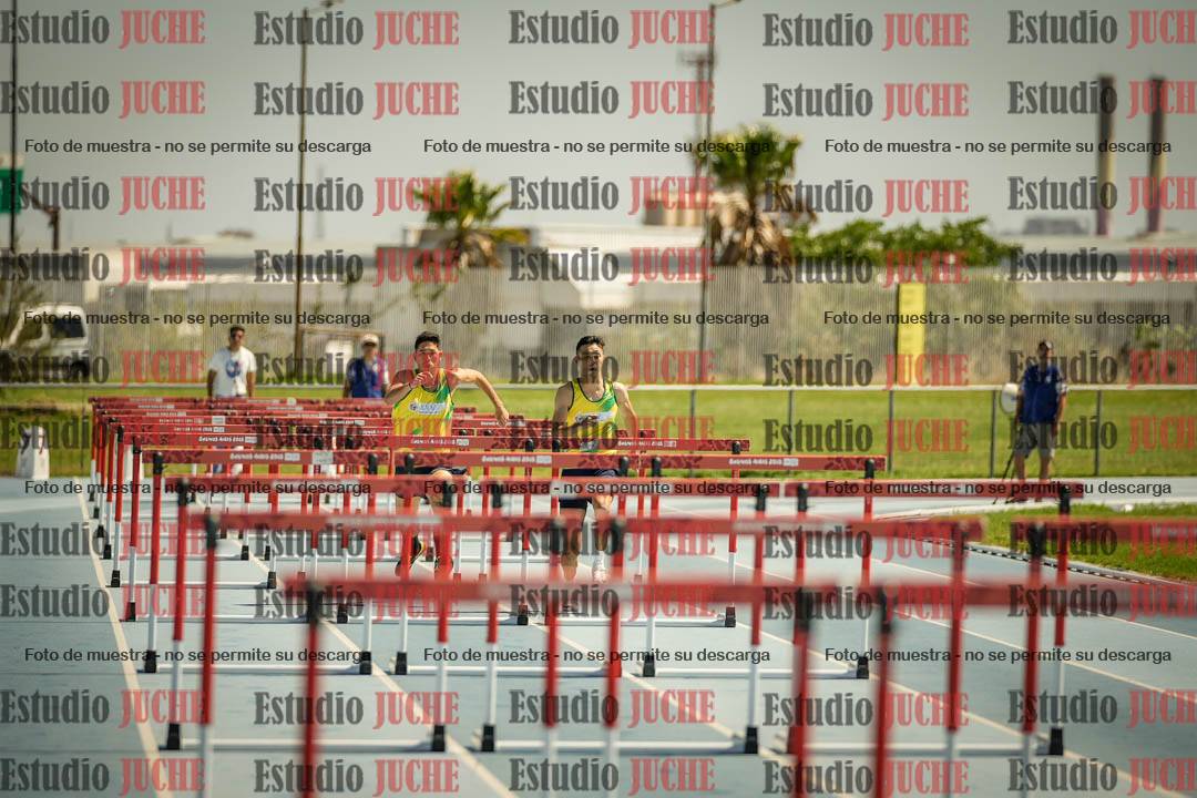 Fotos de los 110mts con vallas de varones LIBRE - FINAL