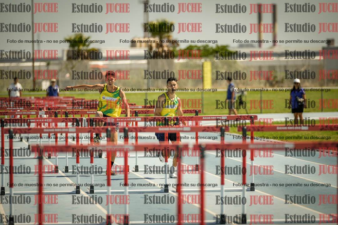 Fotos de los 110mts con vallas de varones LIBRE - FINAL