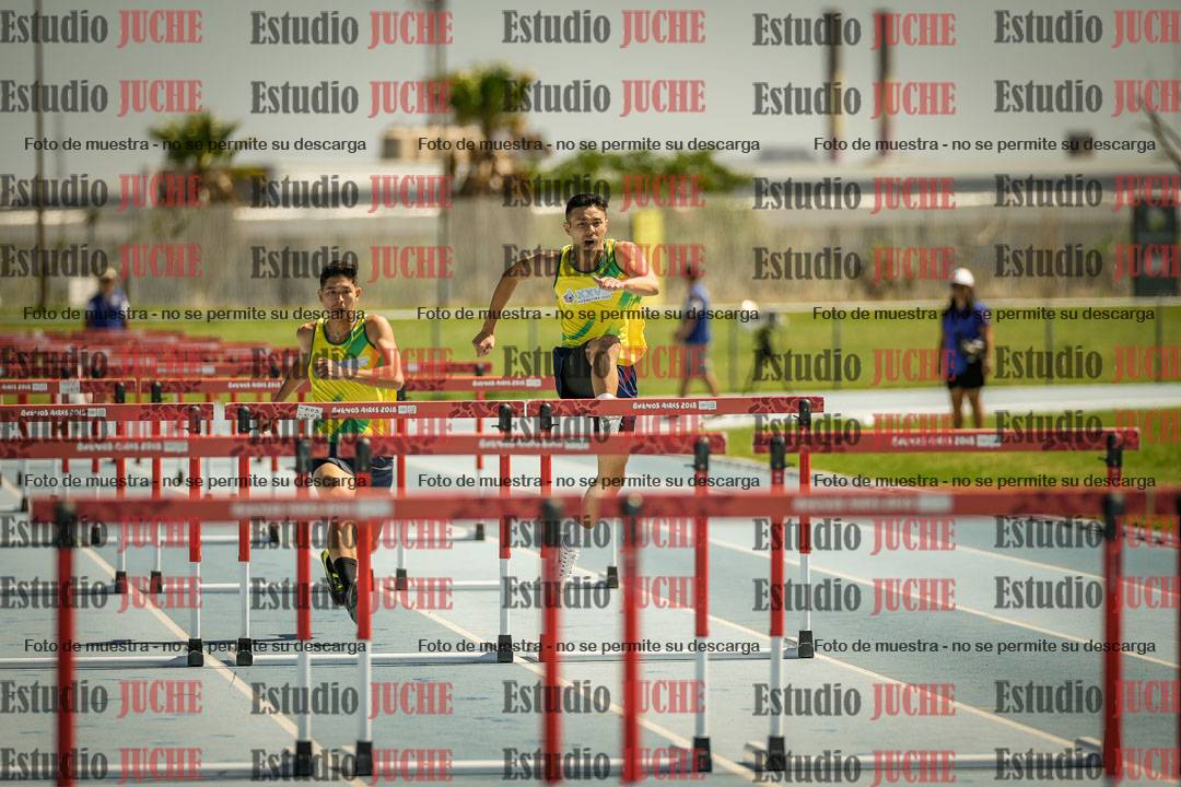 Fotos de los 110mts con vallas de varones LIBRE - FINAL