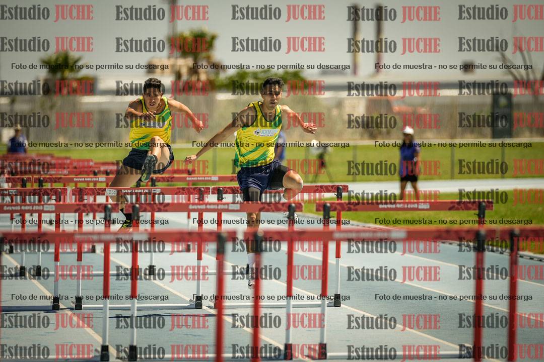 Fotos de los 110mts con vallas de varones LIBRE - FINAL