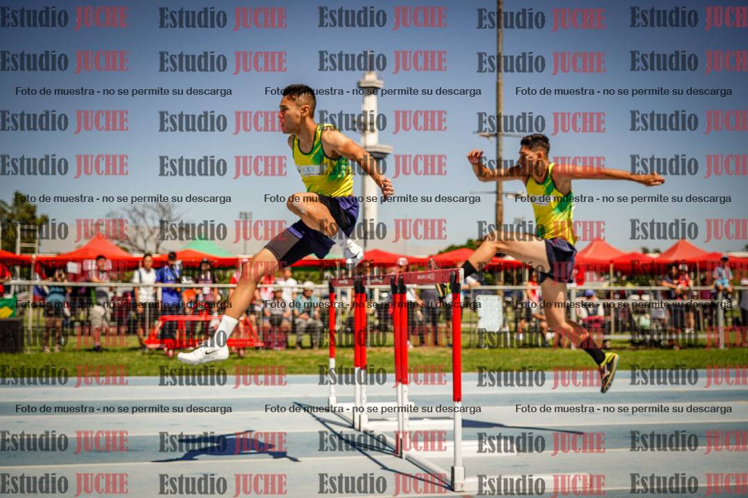 Fotos de los 110mts con vallas de varones LIBRE - FINAL