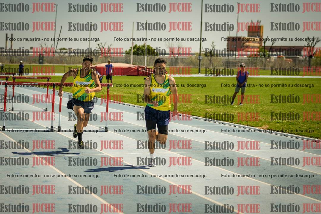 Fotos de los 110mts con vallas de varones LIBRE - FINAL