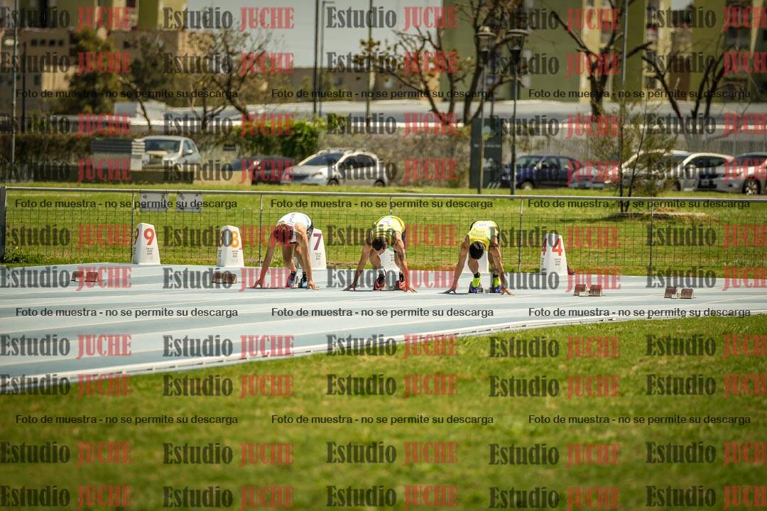 Fotos de los 100mts llanos de varones - decatlón 1