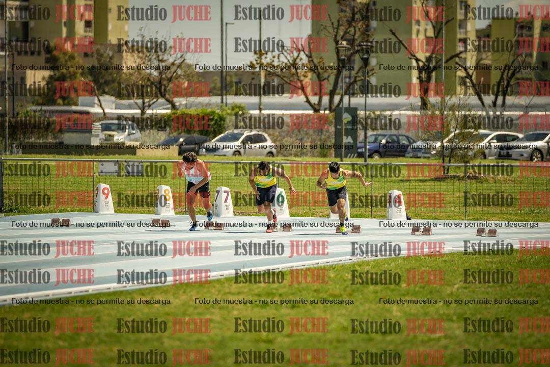 Fotos de los 100mts llanos de varones - decatlón 1