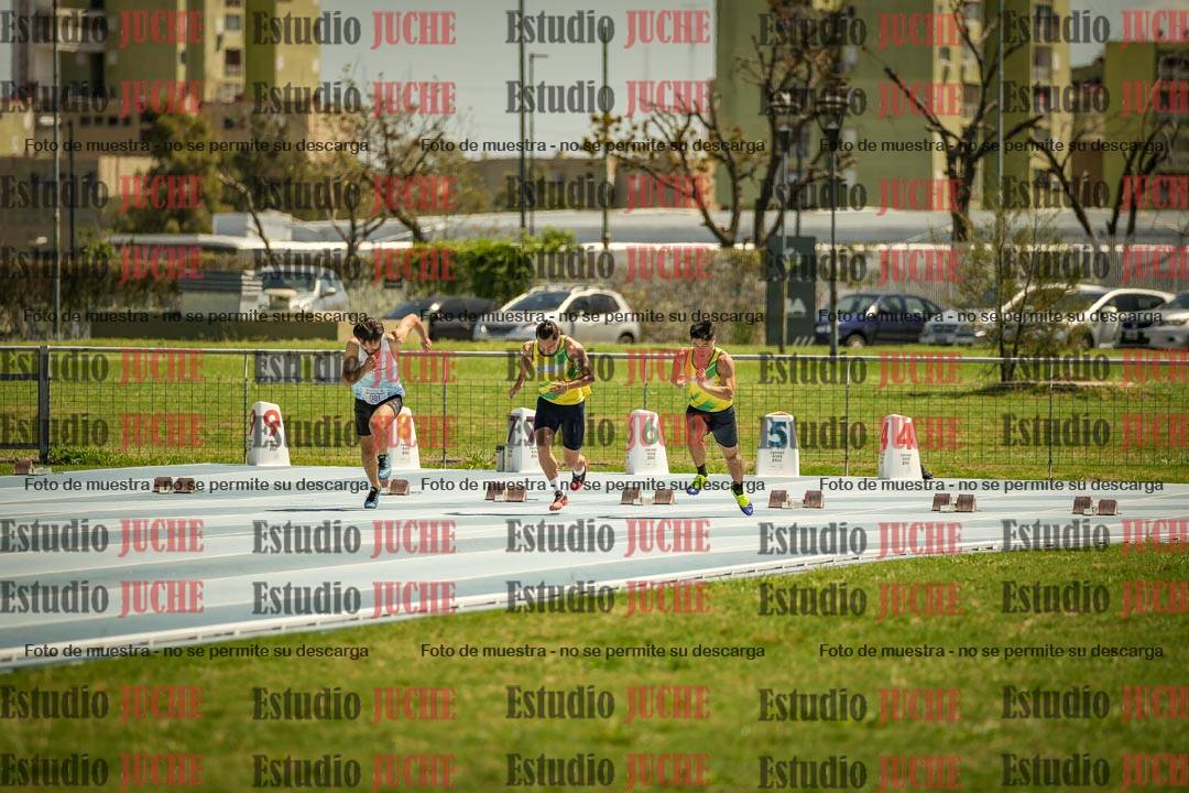 Fotos de los 100mts llanos de varones - decatlón 1