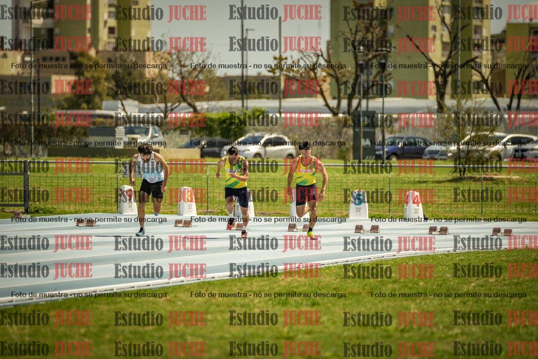 Fotos de los 100mts llanos de varones - decatlón 1