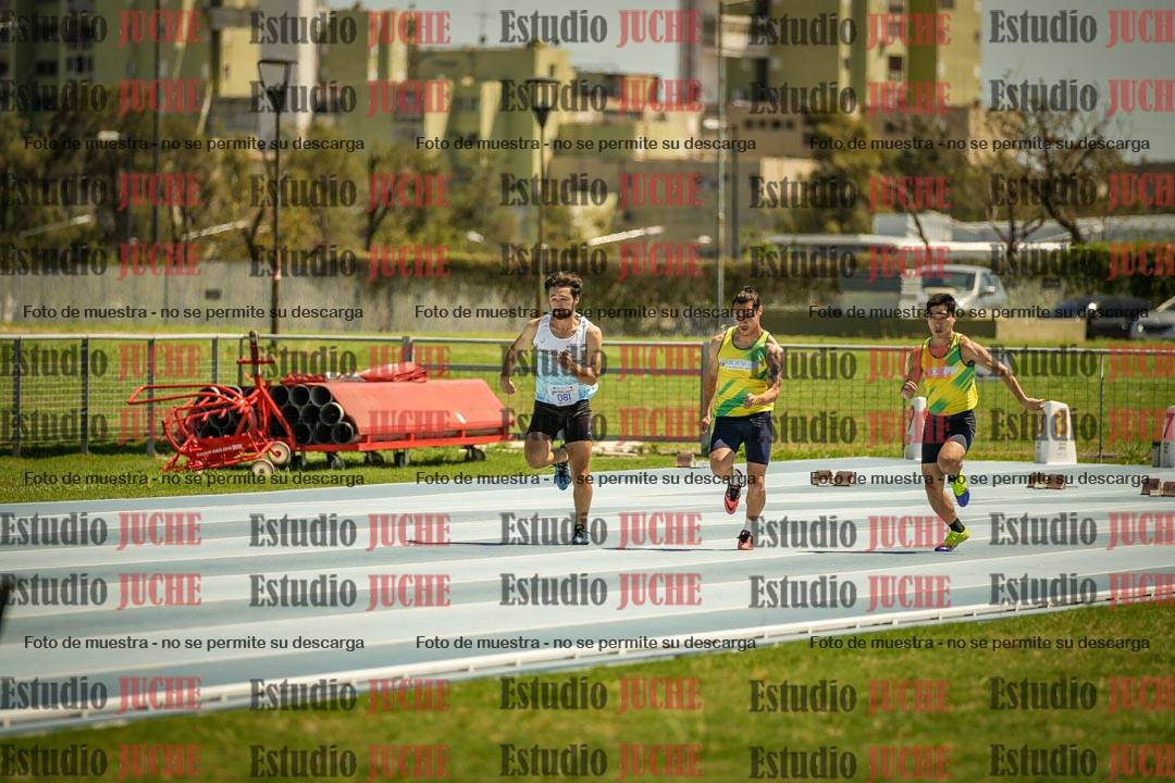 Fotos de los 100mts llanos de varones - decatlón 1