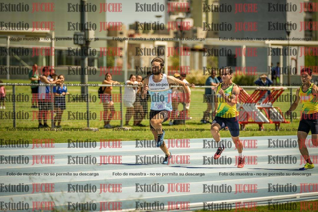 Fotos de los 100mts llanos de varones - decatlón 1