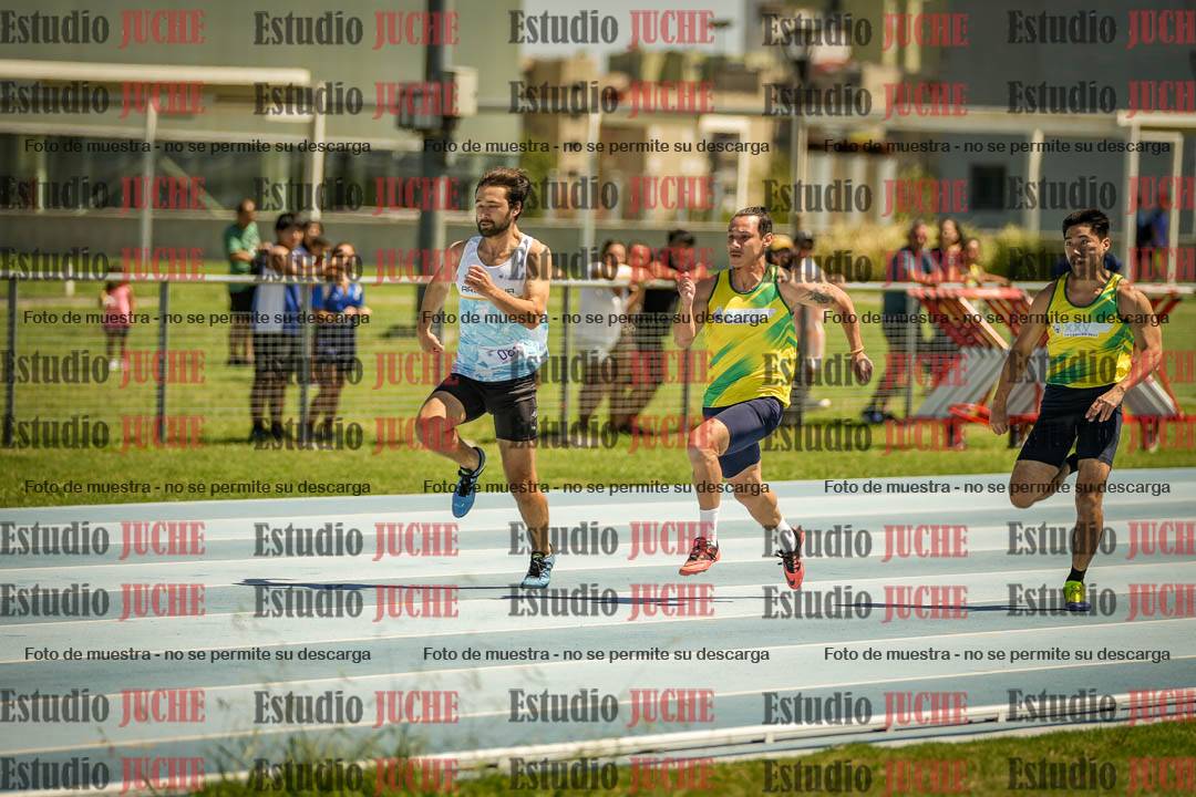 Fotos de los 100mts llanos de varones - decatlón 1