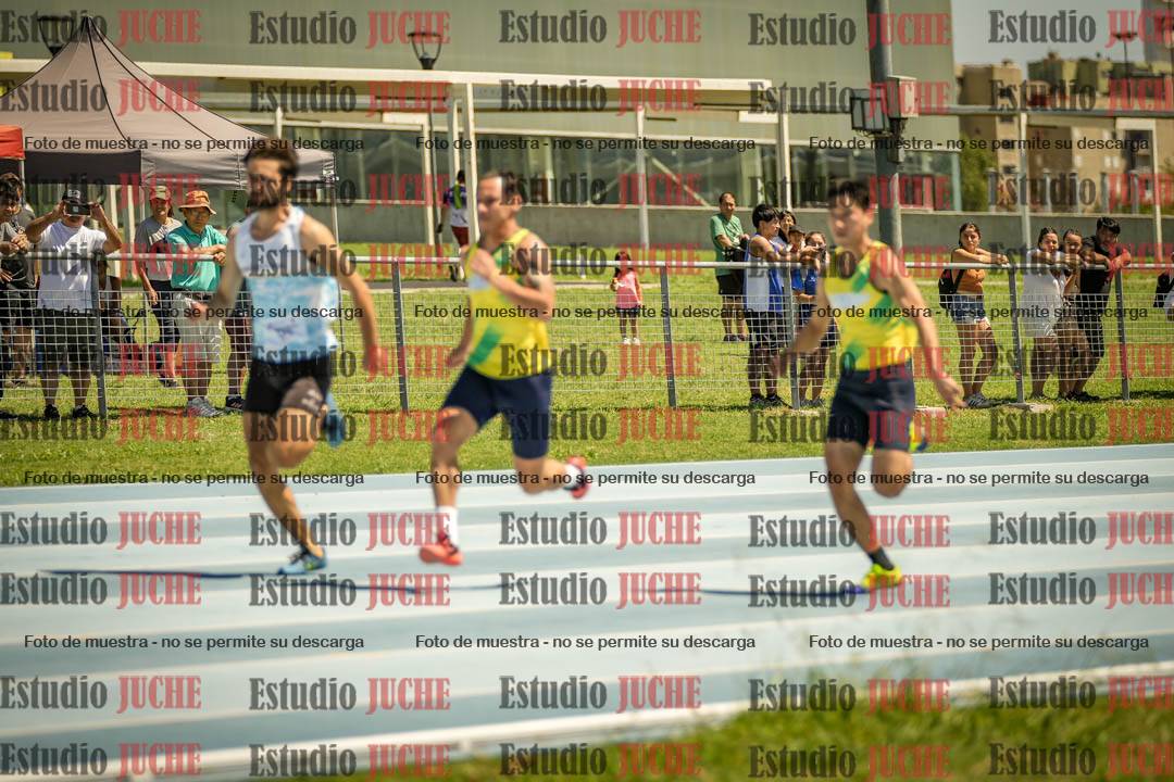 Fotos de los 100mts llanos de varones - decatlón 1