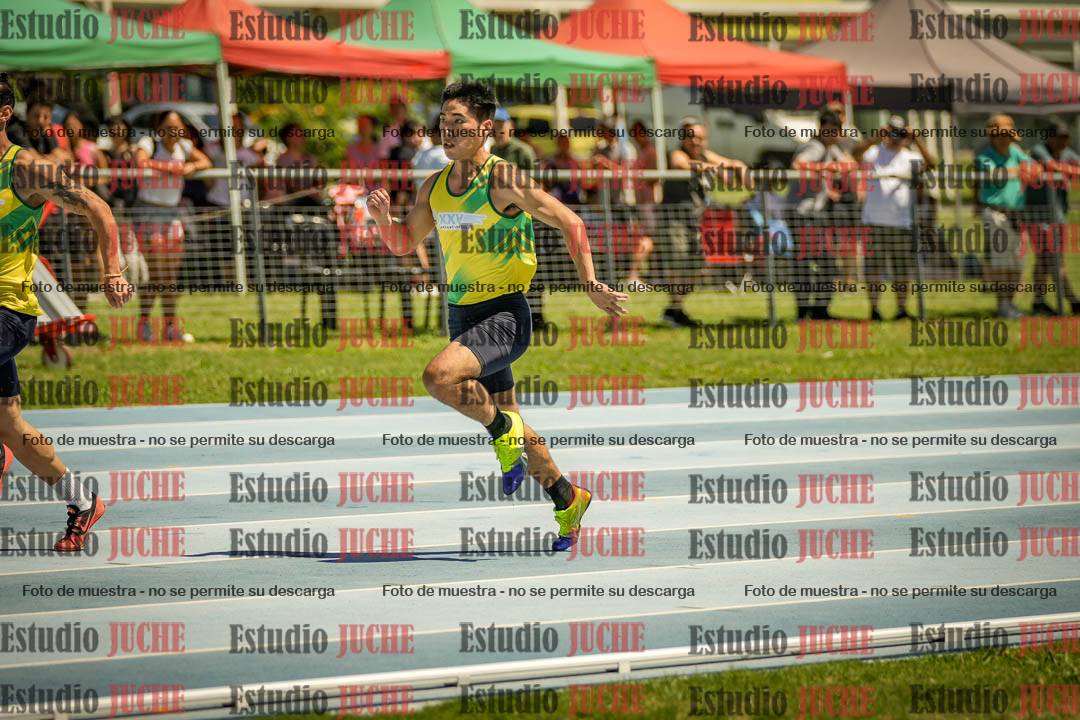 Fotos de los 100mts llanos de varones - decatlón 1