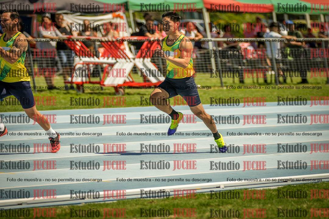 Fotos de los 100mts llanos de varones - decatlón 1