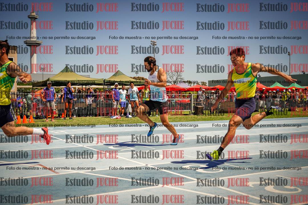 Fotos de los 100mts llanos de varones - decatlón 1