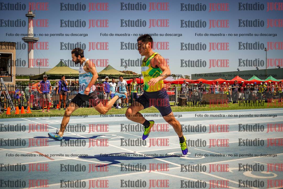 Fotos de los 100mts llanos de varones - decatlón 1