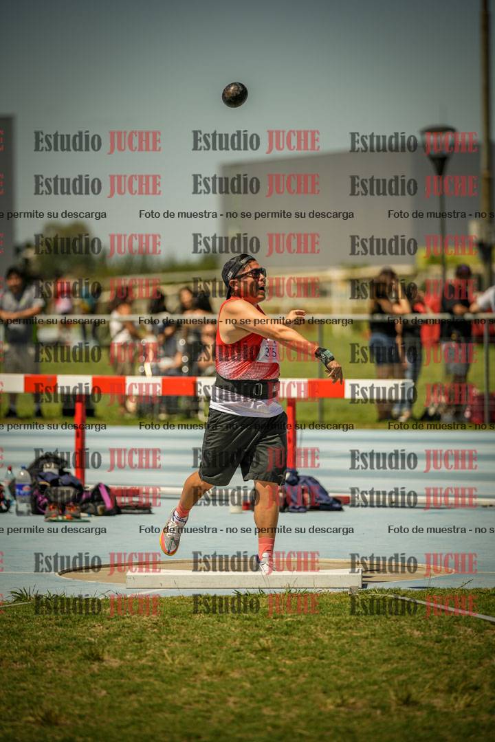 Fotos del lanzamiento de bala de varones LIBRE/MASTER - FINAL