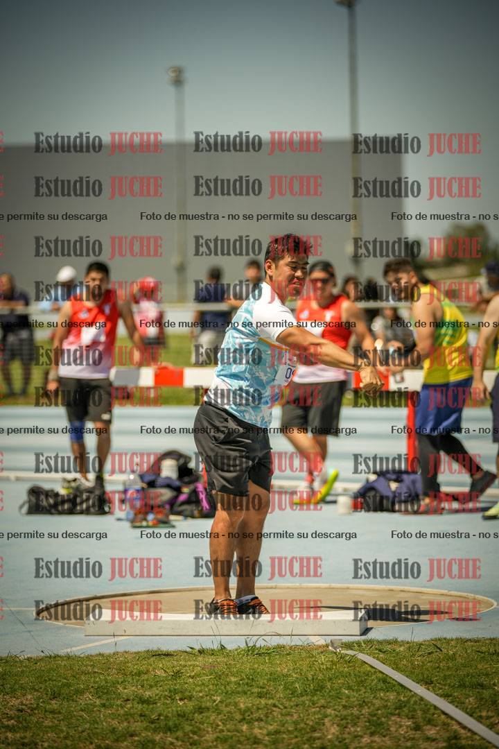 Fotos del lanzamiento de bala de varones LIBRE/MASTER - FINAL