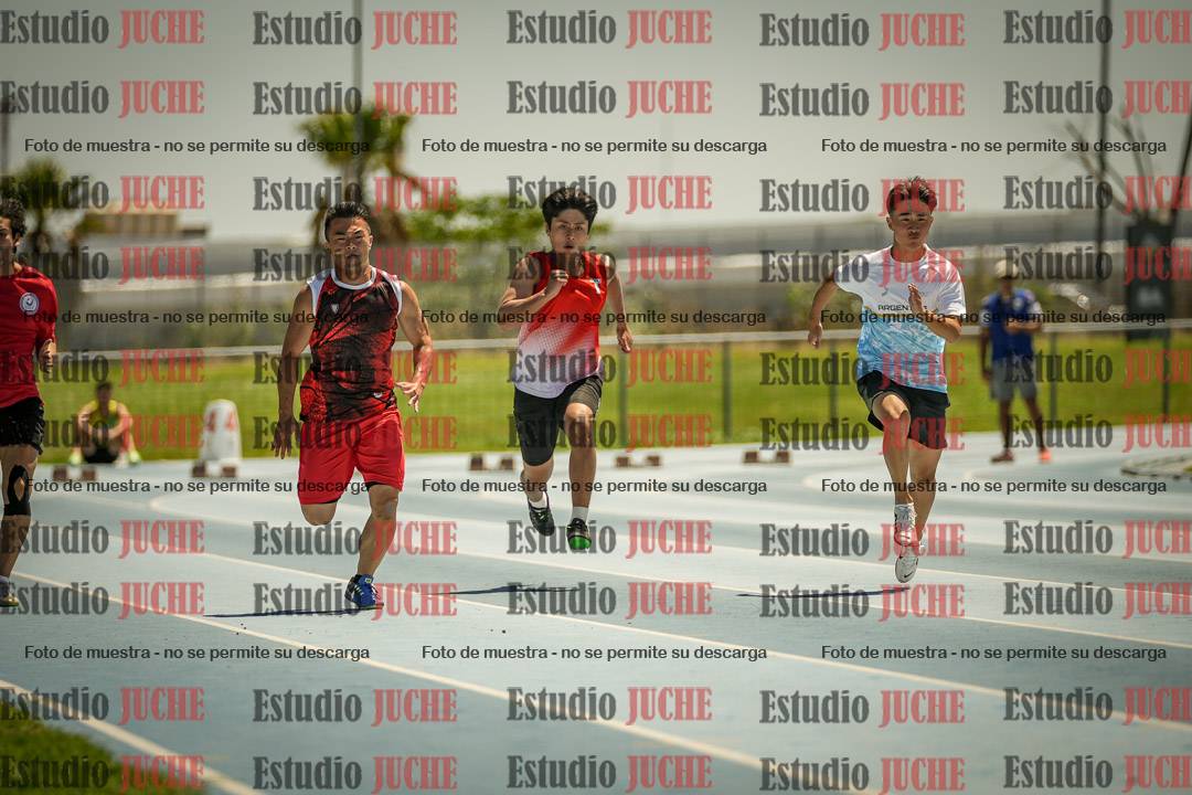 Fotos de los 100mts llanos de varones LIBRE - FINAL