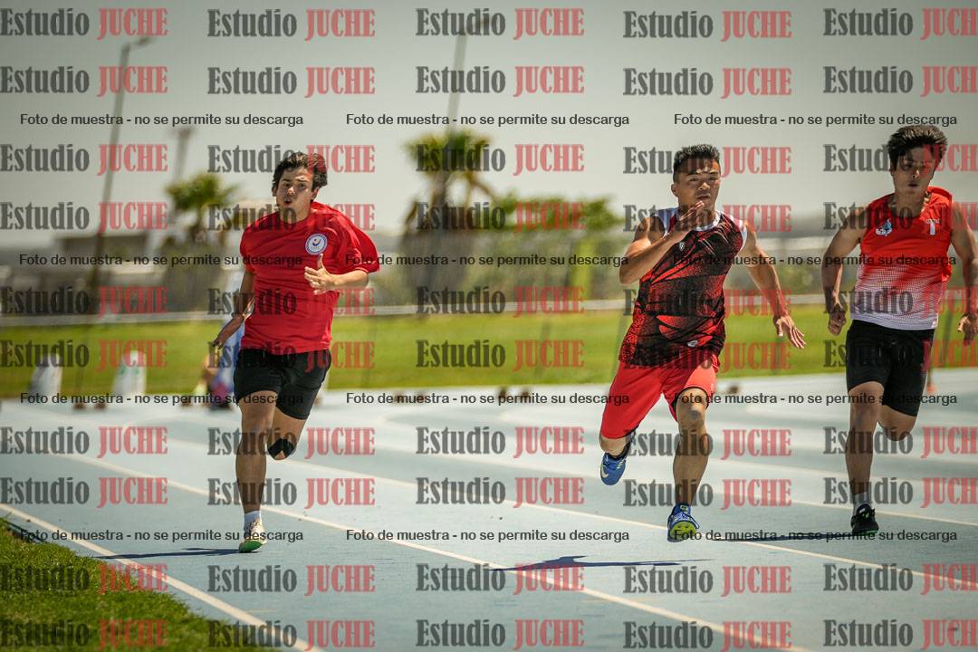 Fotos de los 100mts llanos de varones LIBRE - FINAL